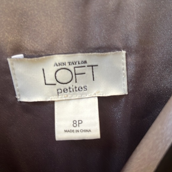 LOFT 8P Black Lace Midi Dress - Picture 5 of 12